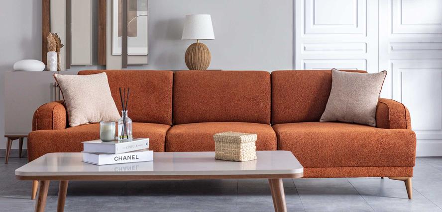 Pastel Dörtlü Koltuk