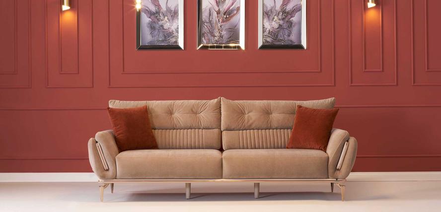 Zebra Üçlü Koltuk 